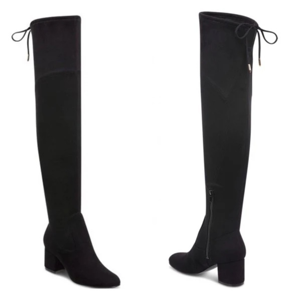 Marc Fisher Elegant Black Over-the-Knee Boots